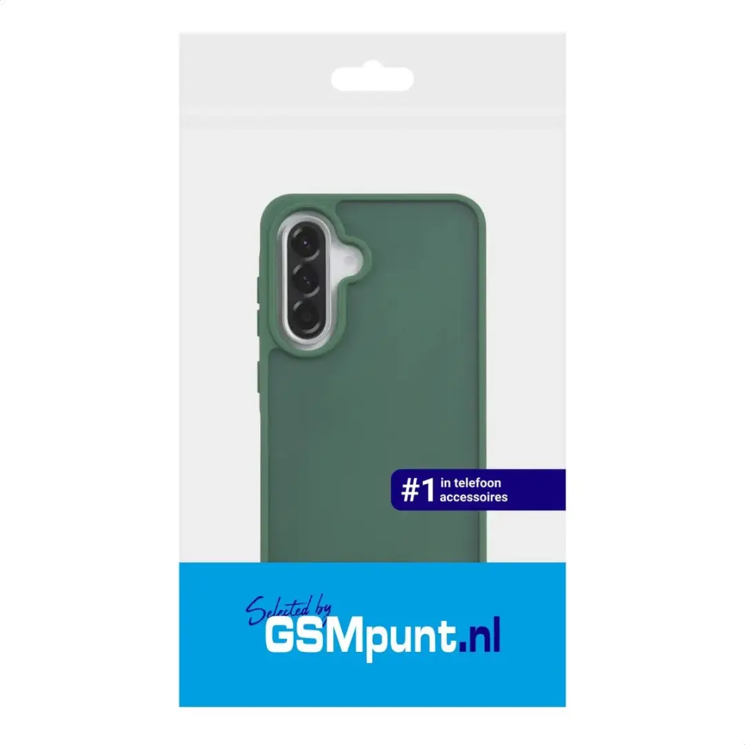 Selected Hoesje Samsung Galaxy A36 - Groen Matte Back Cover