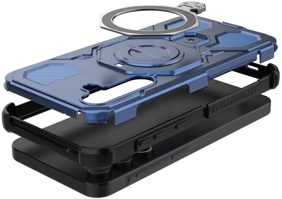 Selected Hoesje Samsung Galaxy A55 MagSafe Kickstand - Blauw - afbeelding 6 van 6