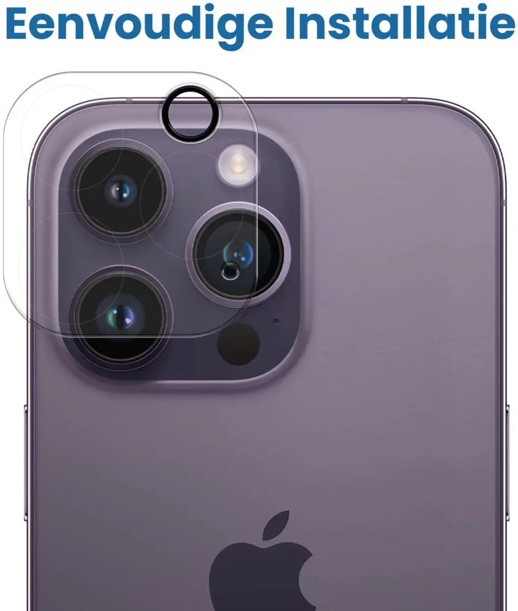 Selected by GSMpunt.nl iPhone 14 Pro Max Camera Lens Protector - Transparant