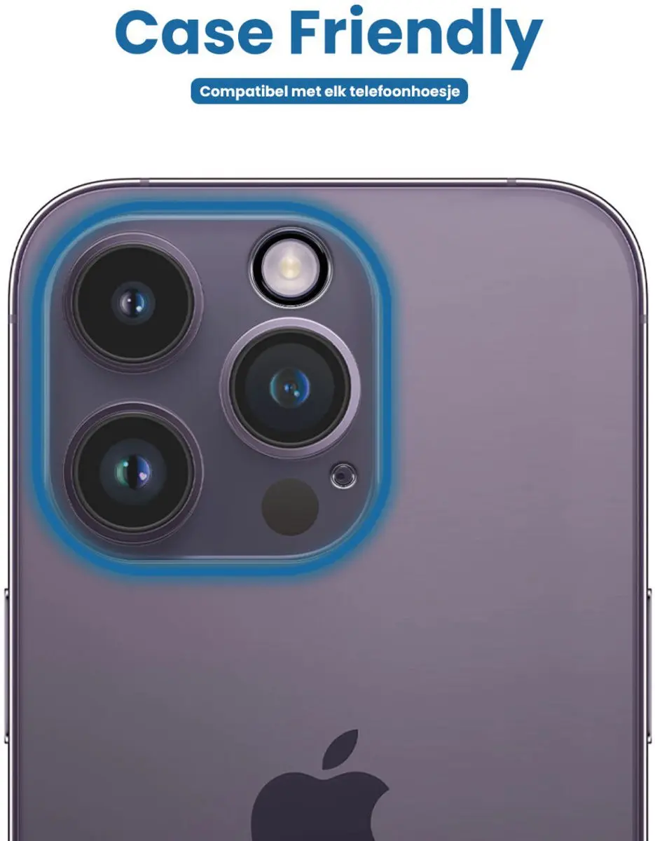 Selected by GSMpunt.nl iPhone 14 Pro Max Camera Lens Protector - Transparant