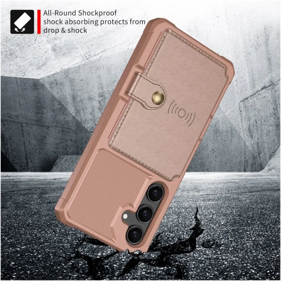 Selected Portemonnee Hoesje Samsung Galaxy A26 - 4 Pasjes Roze