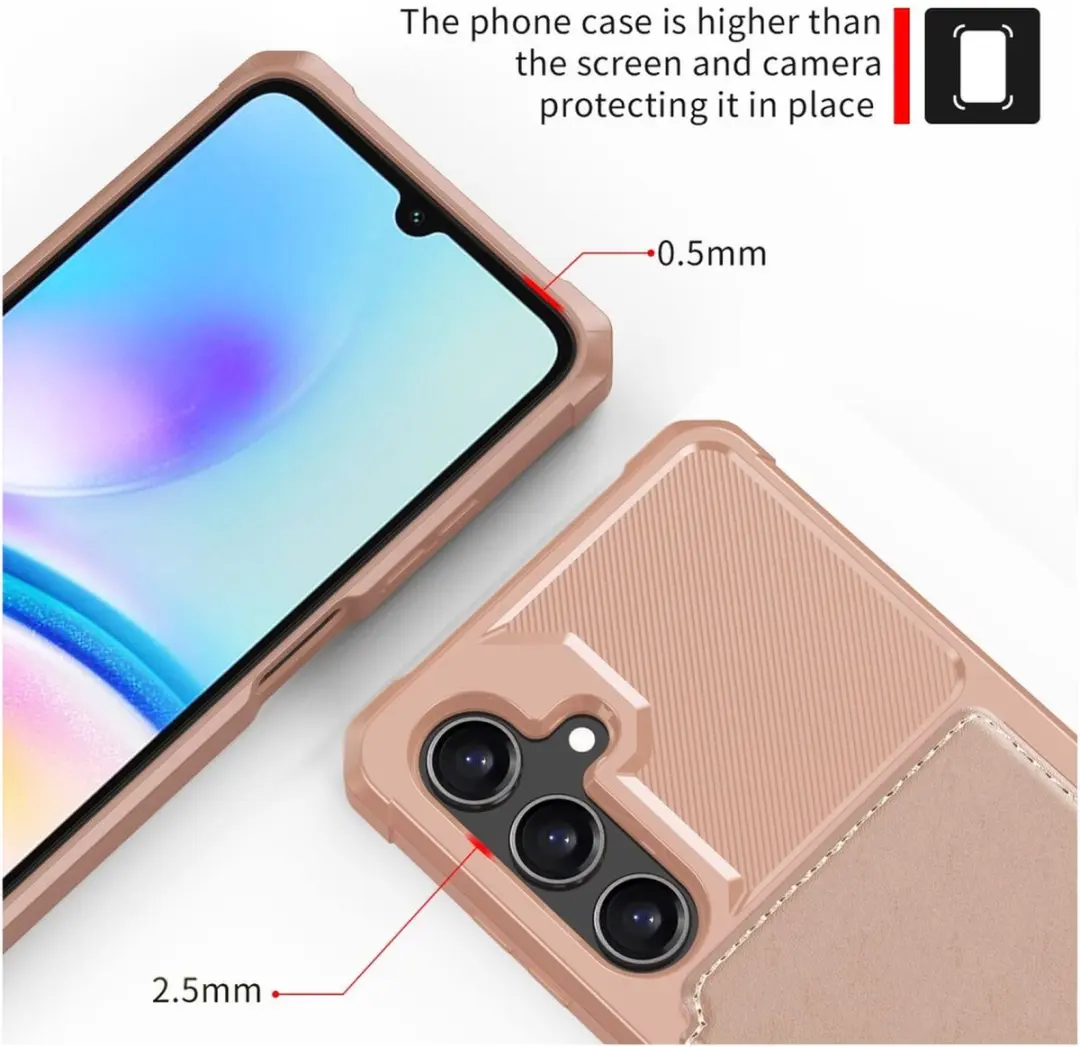 Selected Portemonnee Hoesje Samsung Galaxy A26 - 4 Pasjes Roze
