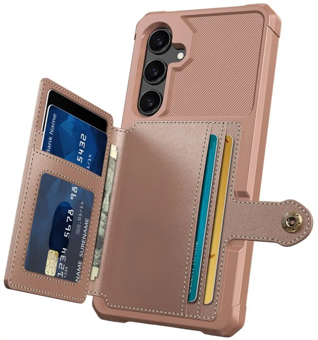 Selected Portemonnee Hoesje Samsung Galaxy A26 - 4 Pasjes Roze - afbeelding 6 van 6