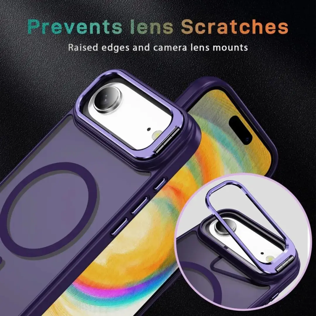 Selected Hoesje iPhone Air MagSafe Paars - Camera Kickstand - afbeelding 6 van 6