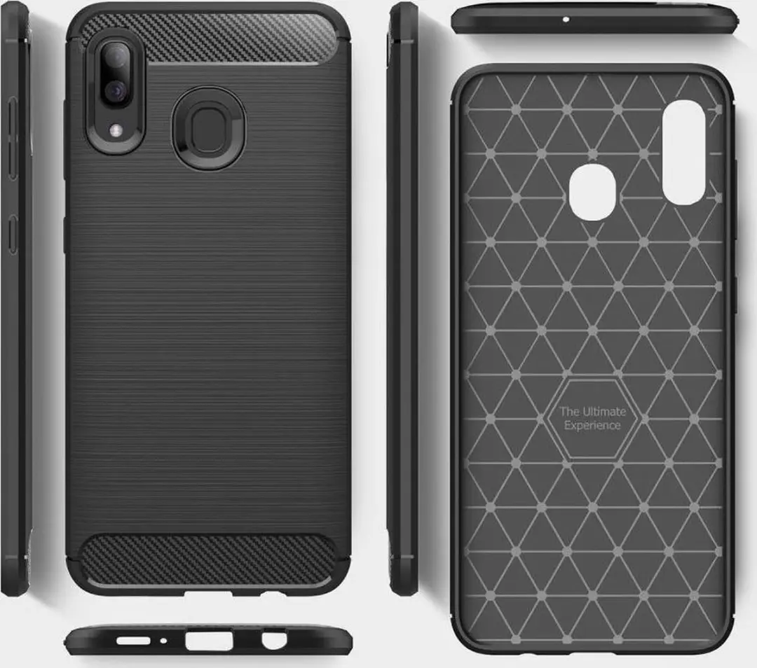 Selected TPU Hoesje Samsung Galaxy A40 - Zwart