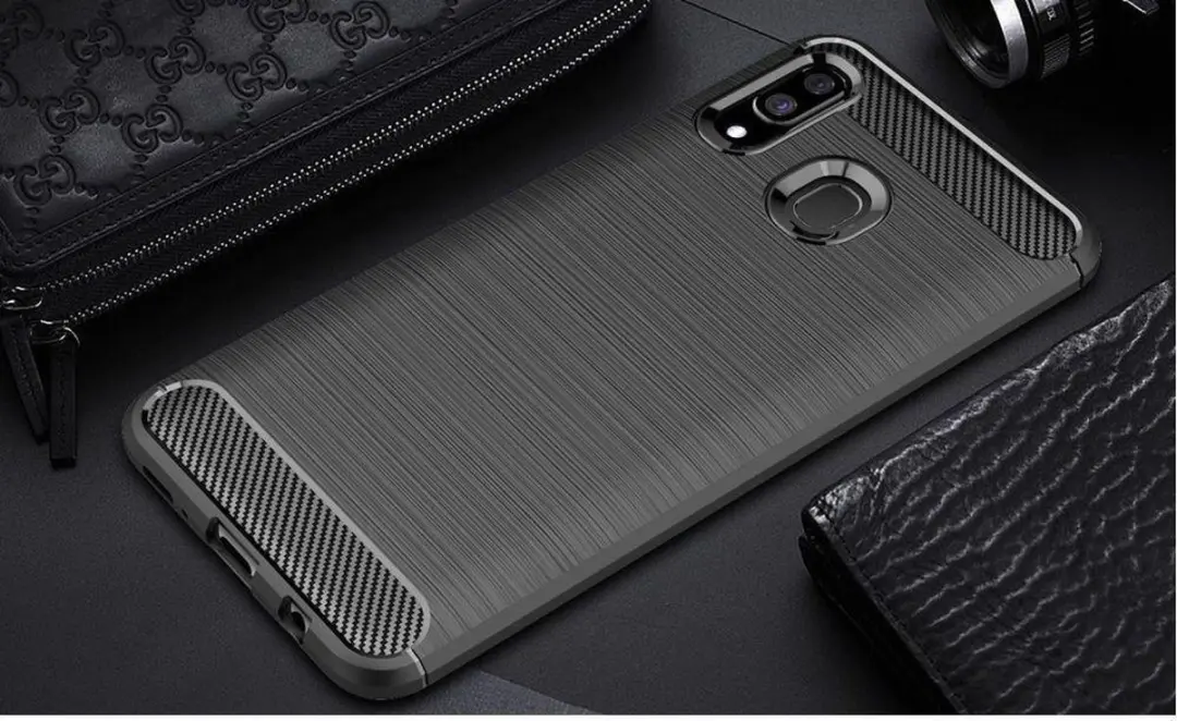 Selected TPU Hoesje Samsung Galaxy A40 - Zwart