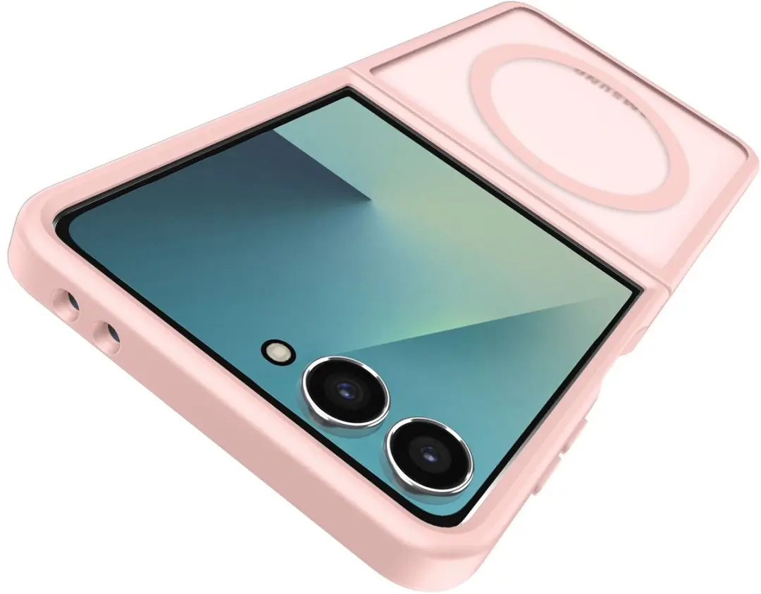 Selected Hoesje Samsung Galaxy Z Flip 7 MagSafe Roze - Matte