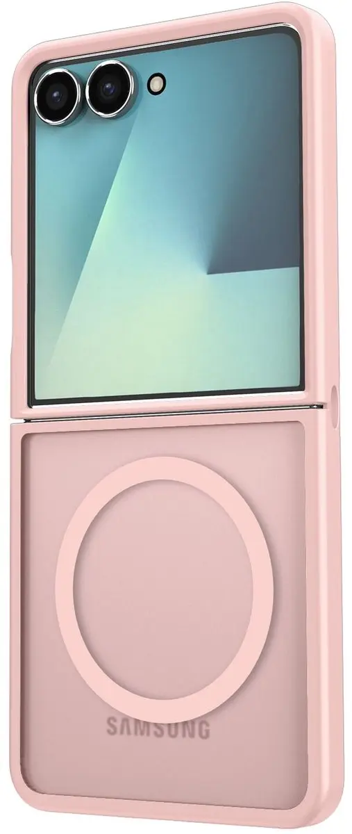 Selected Hoesje Samsung Galaxy Z Flip 7 MagSafe Roze - Matte
