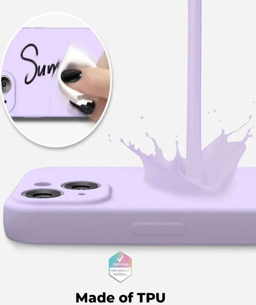 Selected by GSMpunt.nl iPhone 15 Hoesje - Lila - Dun TPU