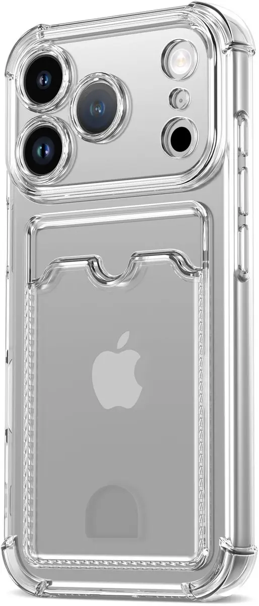 Selected iPhone 17 Pro Hoesje Transparant - Pasjeshouder - afbeelding 6 van 6