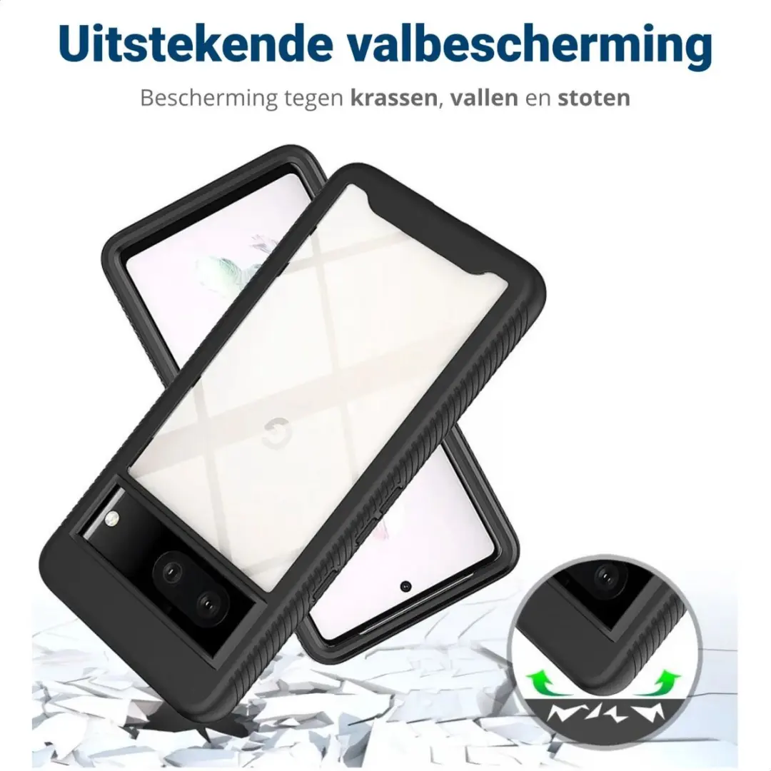 Google Pixel 7 Hoesje Zwart
