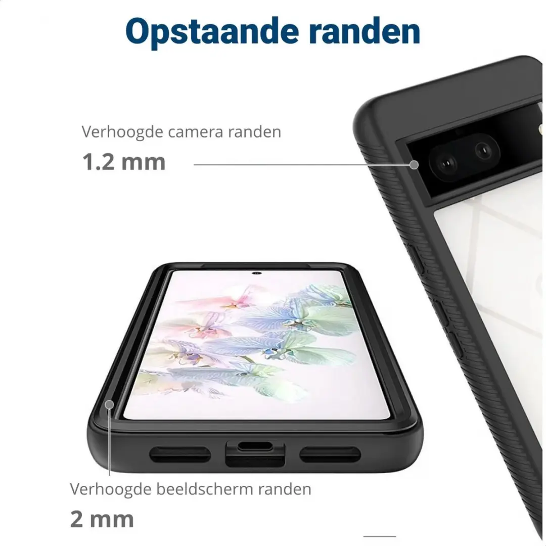 Google Pixel 7 Hoesje Zwart