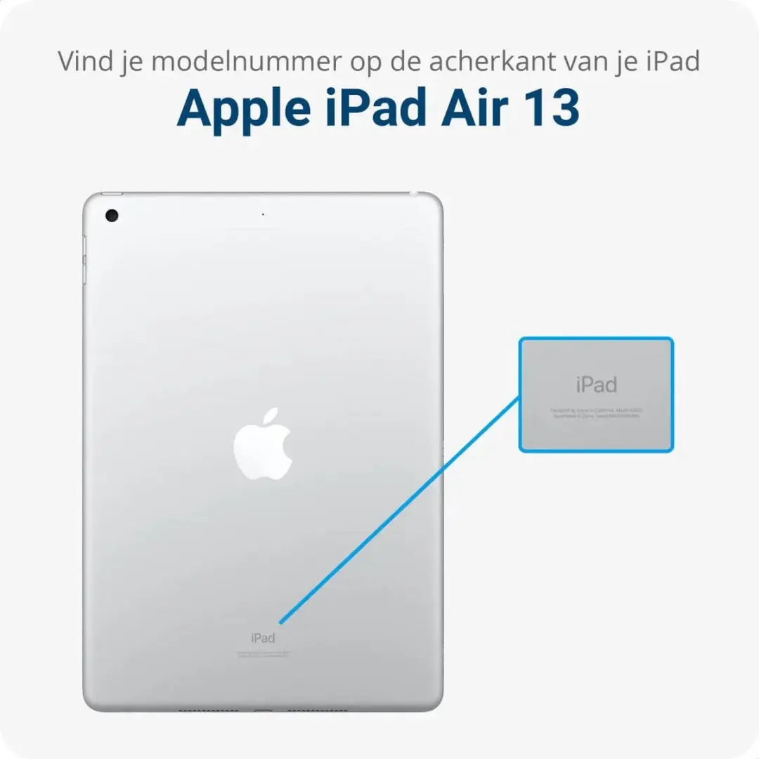 Selected Full Protect Cover IP68 Hoes iPad Air 13 2024 - Zwart