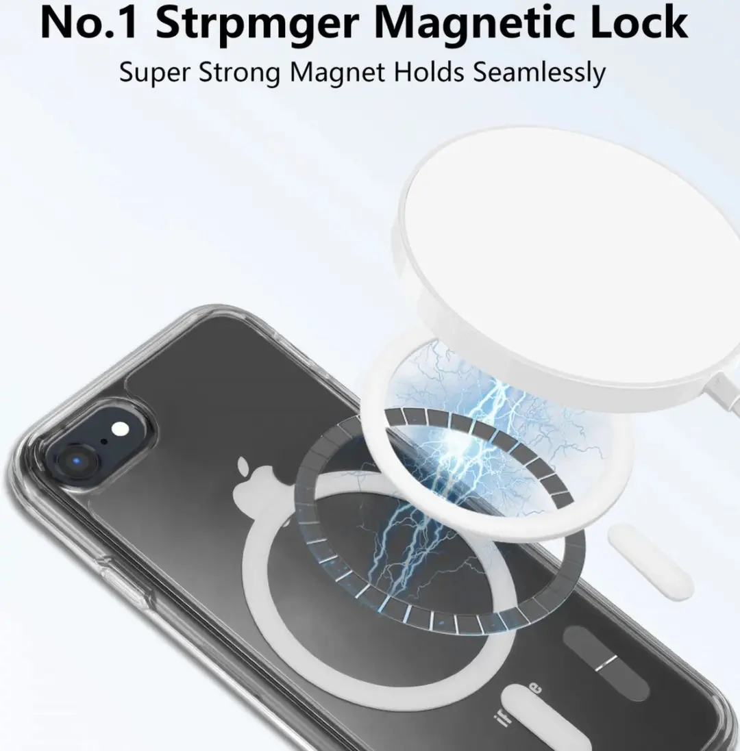 Selected Hoesje iPhone 7/8/SE (2020/2022) MagSafe - Transparant - afbeelding 6 van 6
