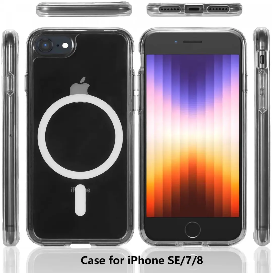 Selected Hoesje iPhone 7/8/SE (2020/2022) MagSafe - Transparant