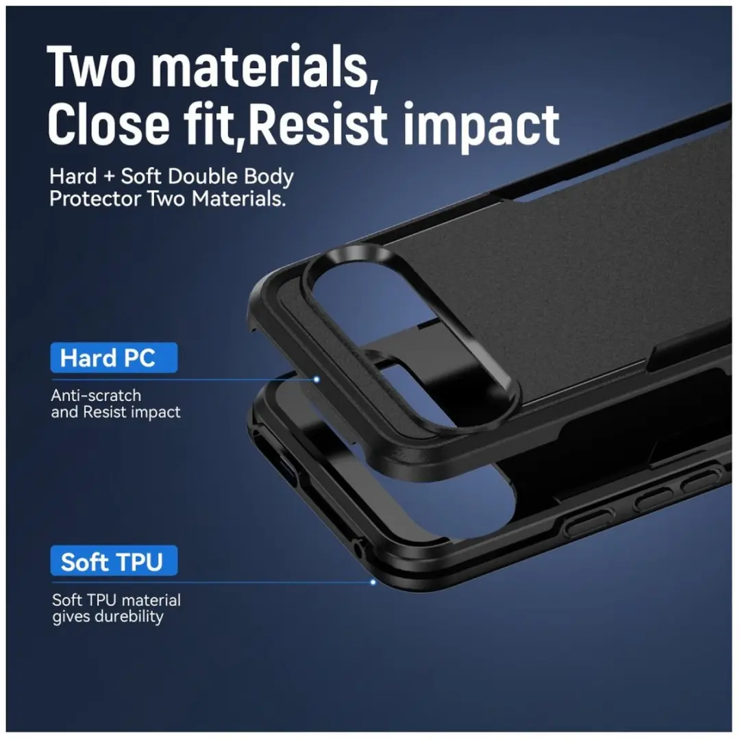 Selected Back Cover Google Pixel 9 Pro XL Rugged Hoesje - Zwart - afbeelding 6 van 6