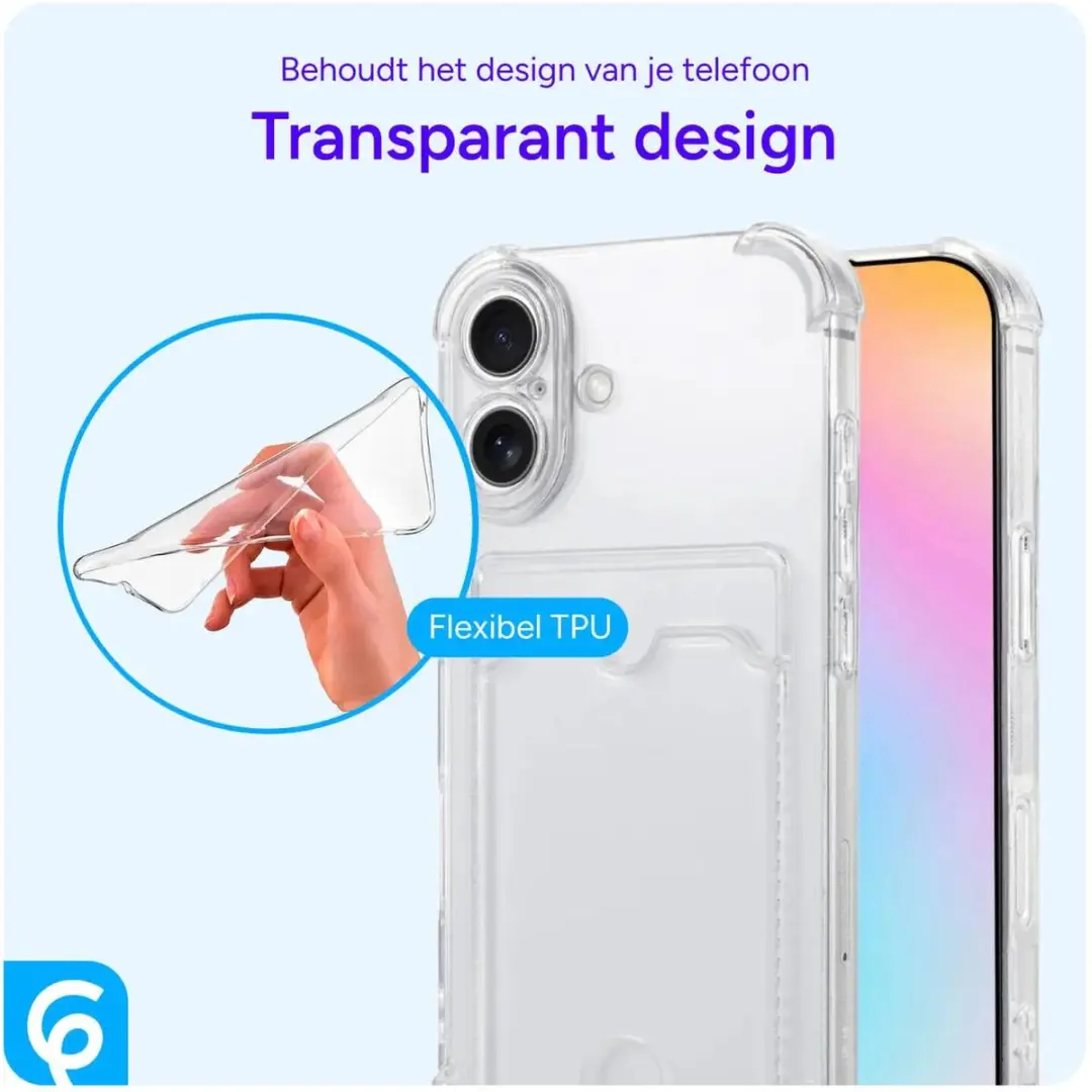 Selected Transparant Hoesje Xiaomi Redmi Note 14 Pro - Pasjeshouder
