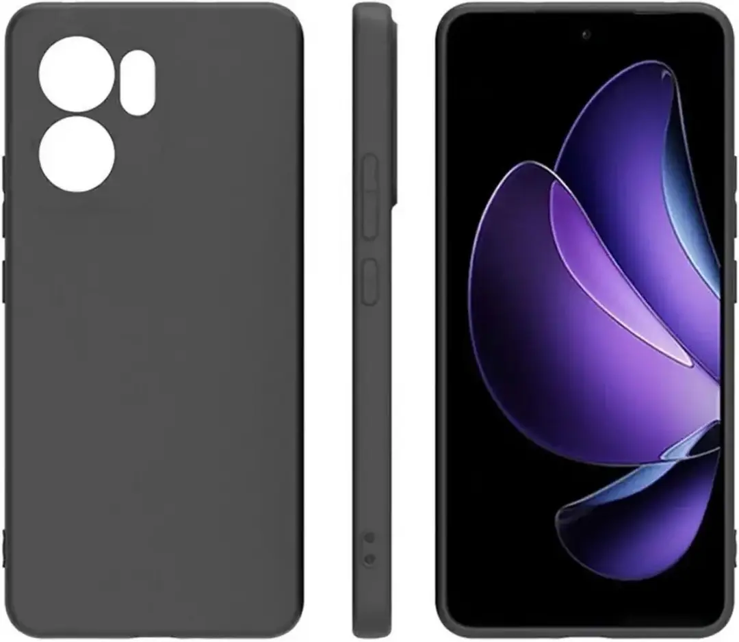 Selected Zwart Dun TPU Hoesje Oppo Reno 13 F