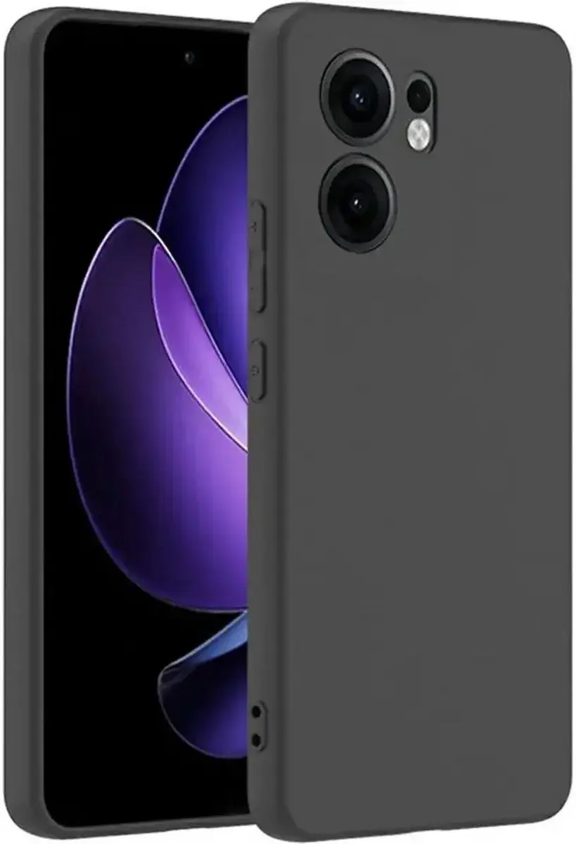 Selected Zwart Dun TPU Hoesje Oppo Reno 13 F