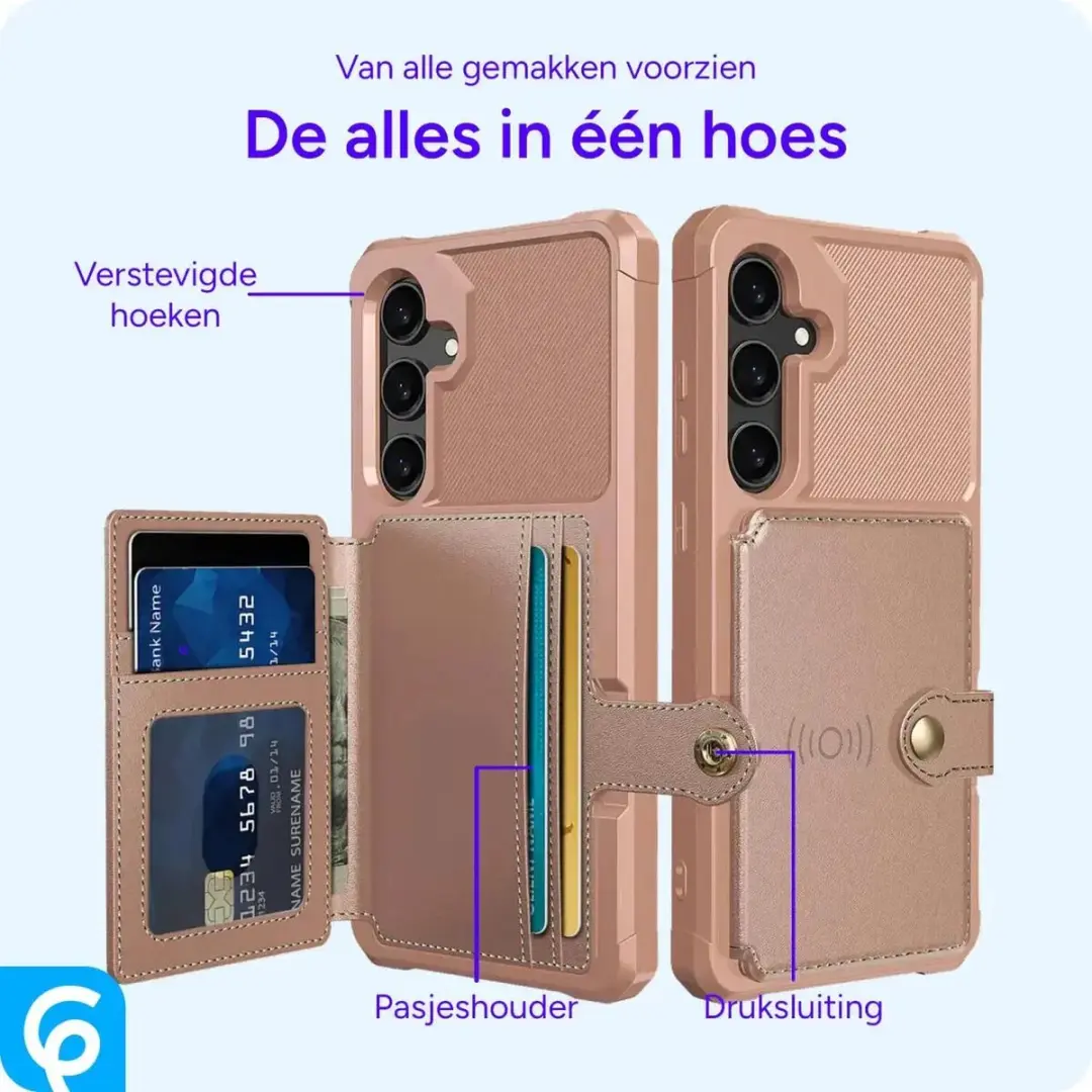 Selected Portemonnee Hoesje Samsung Galaxy A56 - Roze