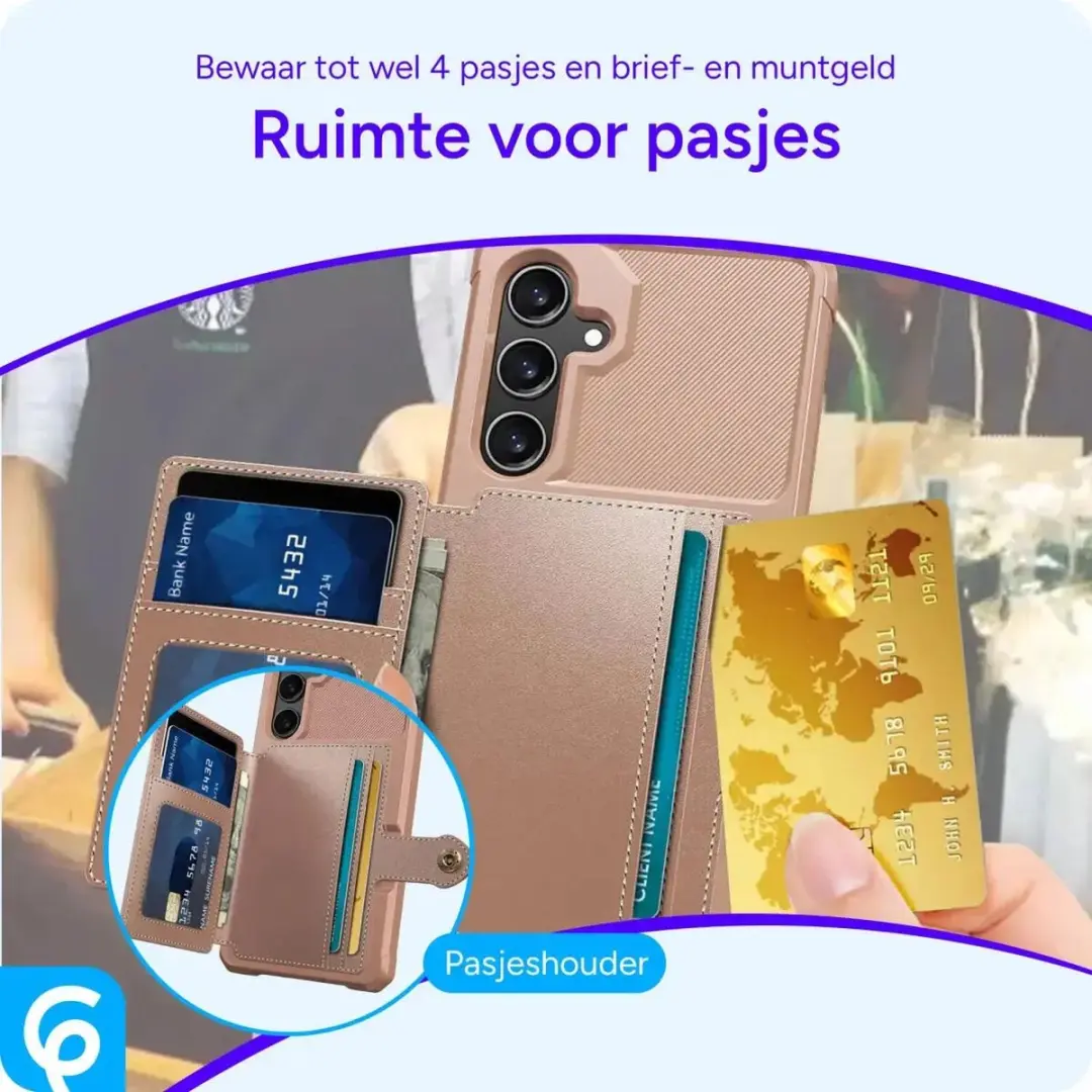 Selected Portemonnee Hoesje Samsung Galaxy A56 - Roze