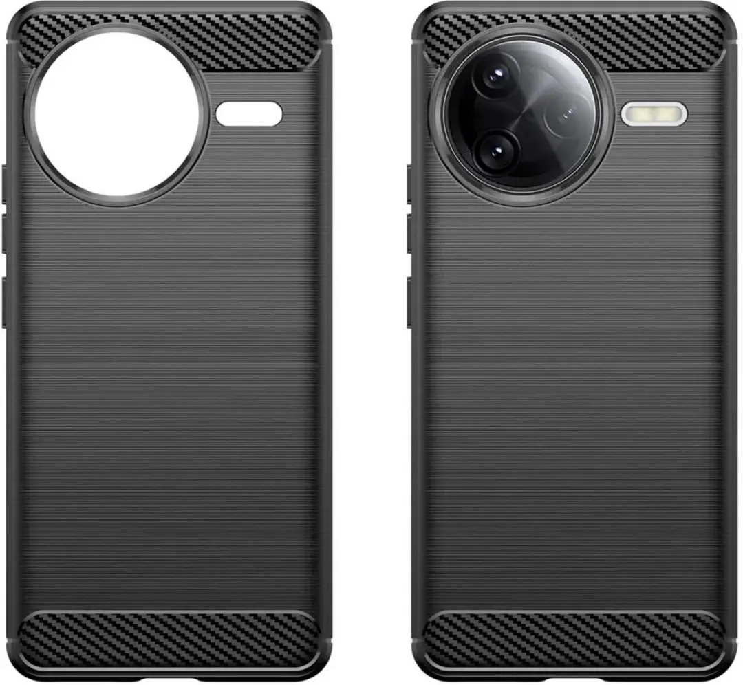 Selected TPU Hoesje Xiaomi Poco F5 Pro - Zwart - afbeelding 6 van 6