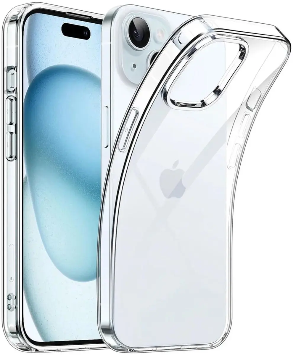 Selected by GSMpunt Transparant TPU Hoesje iPhone 15