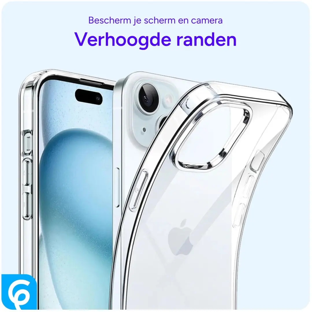 Selected by GSMpunt Transparant TPU Hoesje iPhone 15 - afbeelding 6 van 6