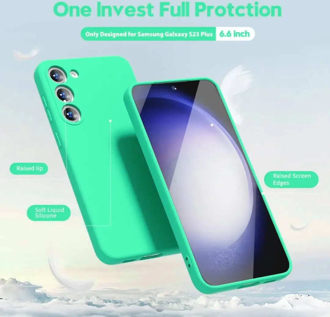 Selected Hoesje Samsung Galaxy S23+ Blauw - Dun TPU