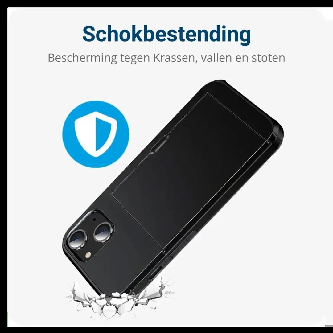 Selected Hoesje Samsung Galaxy A16 - Kaarthouder 2 Pasjes Zwart