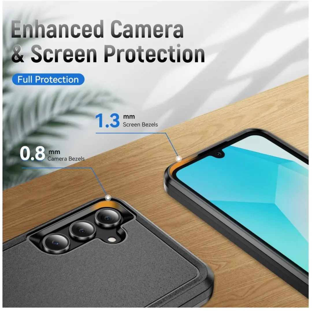 Selected Schokbestendige Rugged Hoes Samsung Galaxy A25 - Zwart
