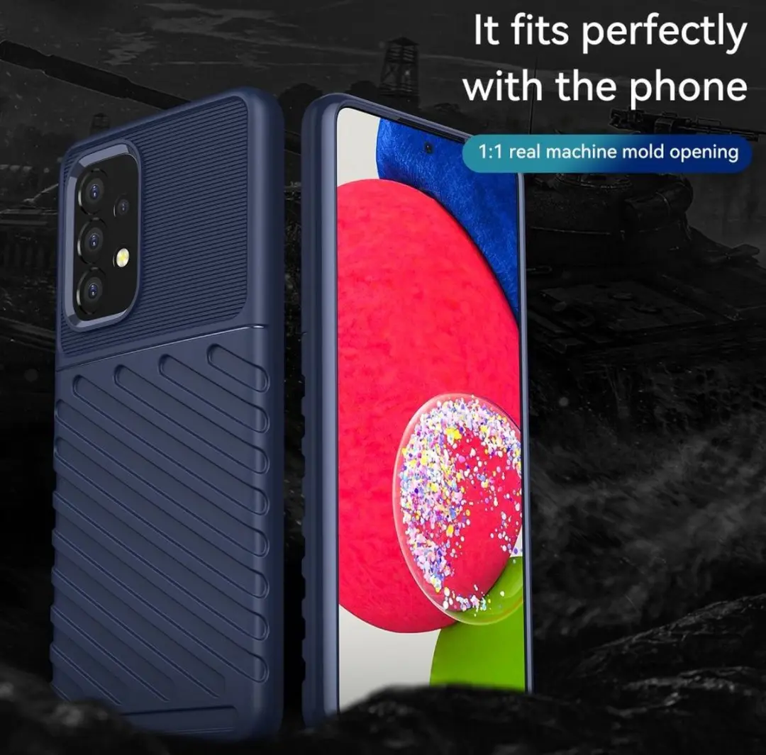Selected Thunder Design Hoesje Samsung Galaxy A53 - Blauw