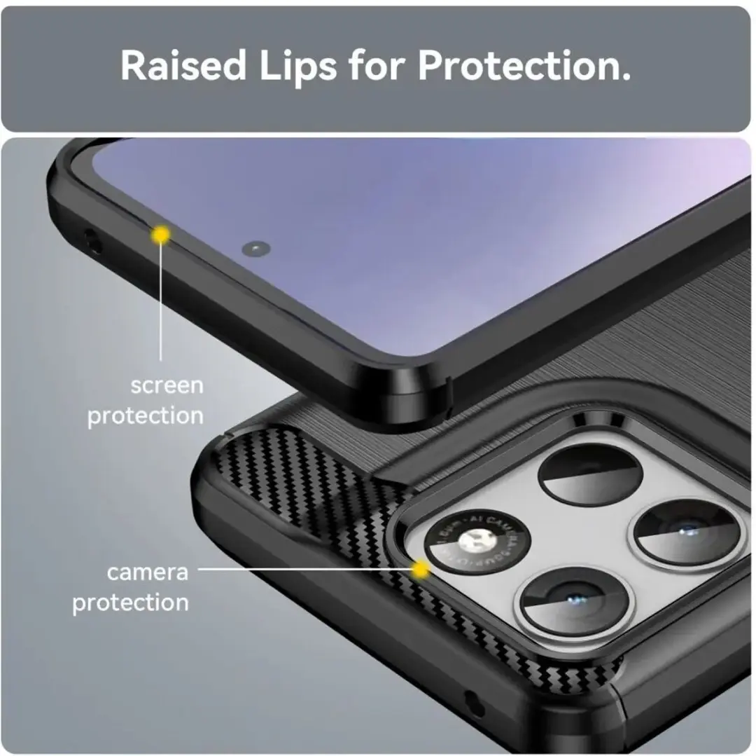 Selected TPU Hoesje Motorola Moto G57 Power - Zwart