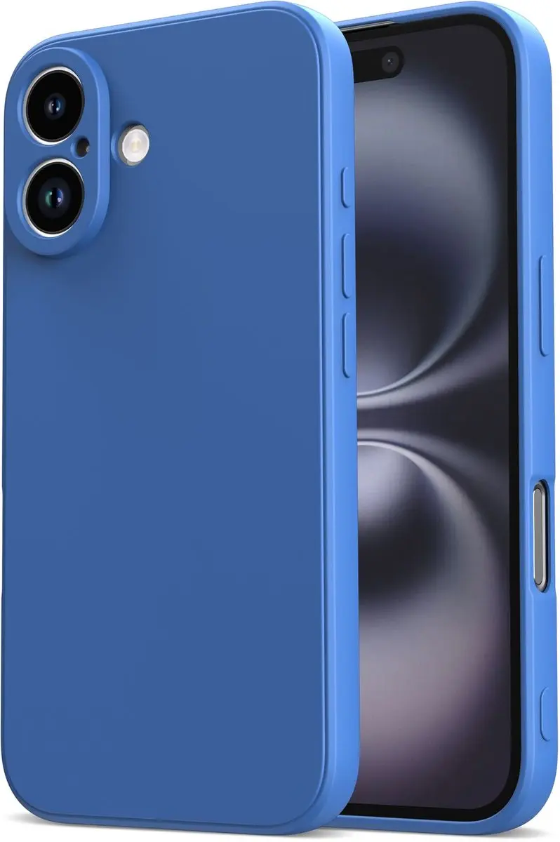 Selected Hoesje iPhone 16 Blauw