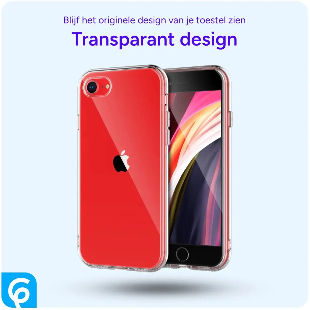 Selected by GSMpunt Transparant TPU Hoesje iPhone SE (2020/2022)