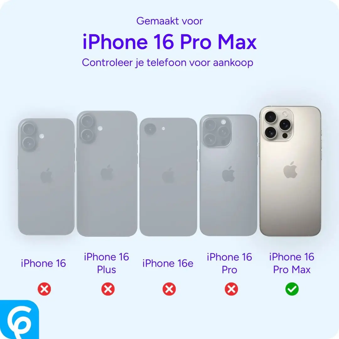 Selected by GSMpunt Transparant Hoesje iPhone 16 Pro Max - MagSafe