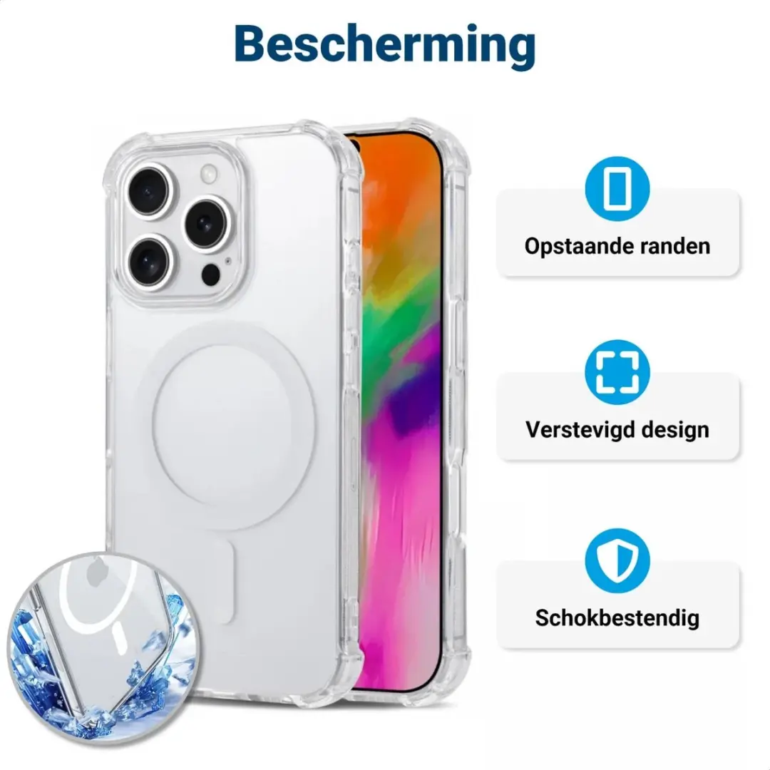 Selected by GSMpunt Transparant Hoesje iPhone 16 Pro Max - MagSafe