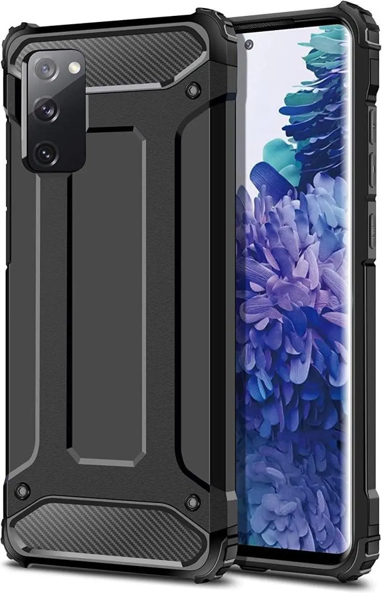 Selected Hoesje Samsung Galaxy S20 FE Shock Proof Zwart