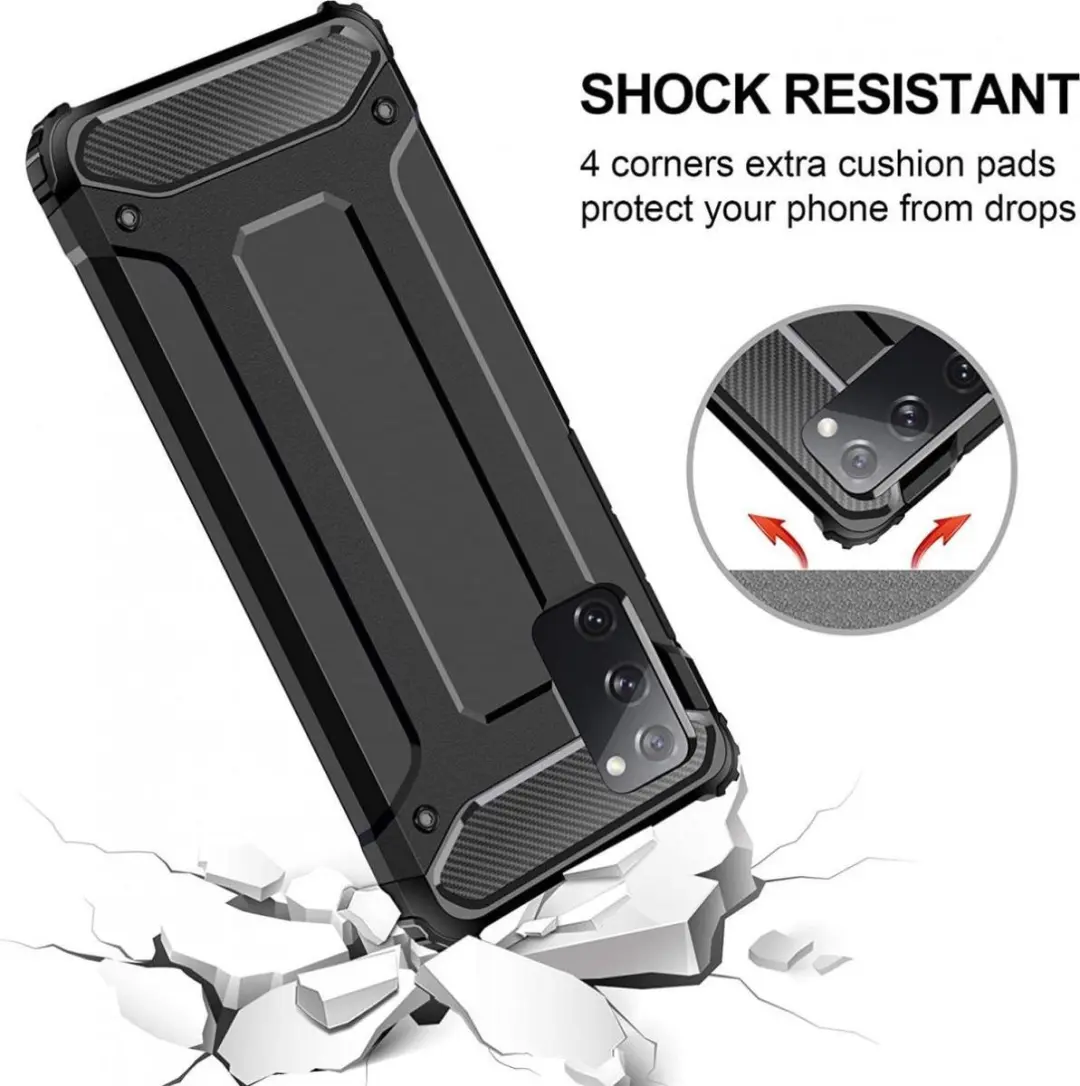 Selected Hoesje Samsung Galaxy S20 FE Shock Proof Zwart - afbeelding 6 van 6