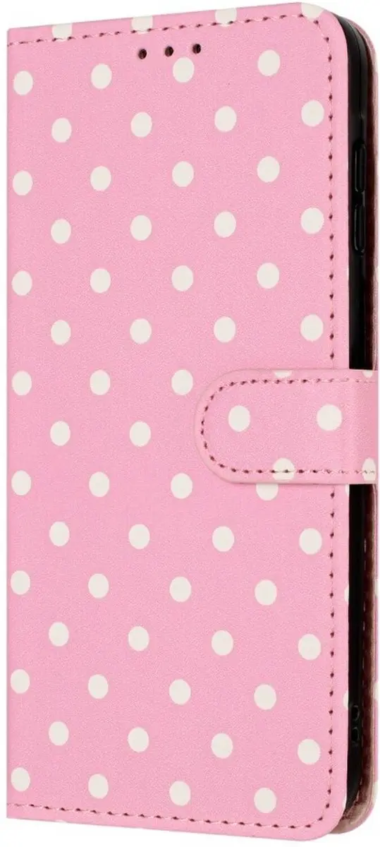 Selected Hoesje Samsung Galaxy S26 Ultra Polka Dot Wallet Book Case - Roze