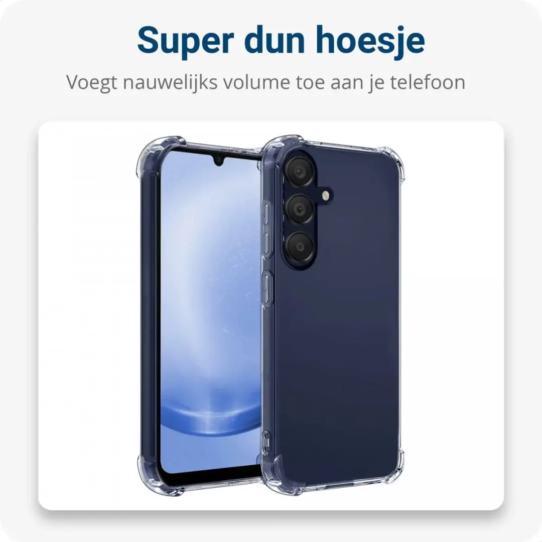 Selected Schokbestendig Hoesje Samsung Galaxy A25 - Transparant