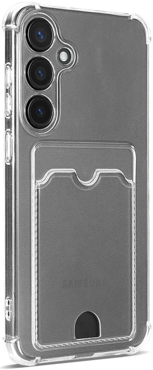 Selected Transparant Hoesje Samsung Galaxy S25 - Pasjeshouder - afbeelding 6 van 6