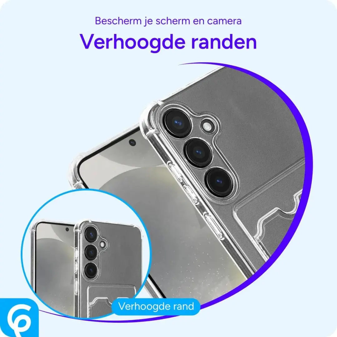 Selected Transparant Hoesje Samsung Galaxy S25 - Pasjeshouder