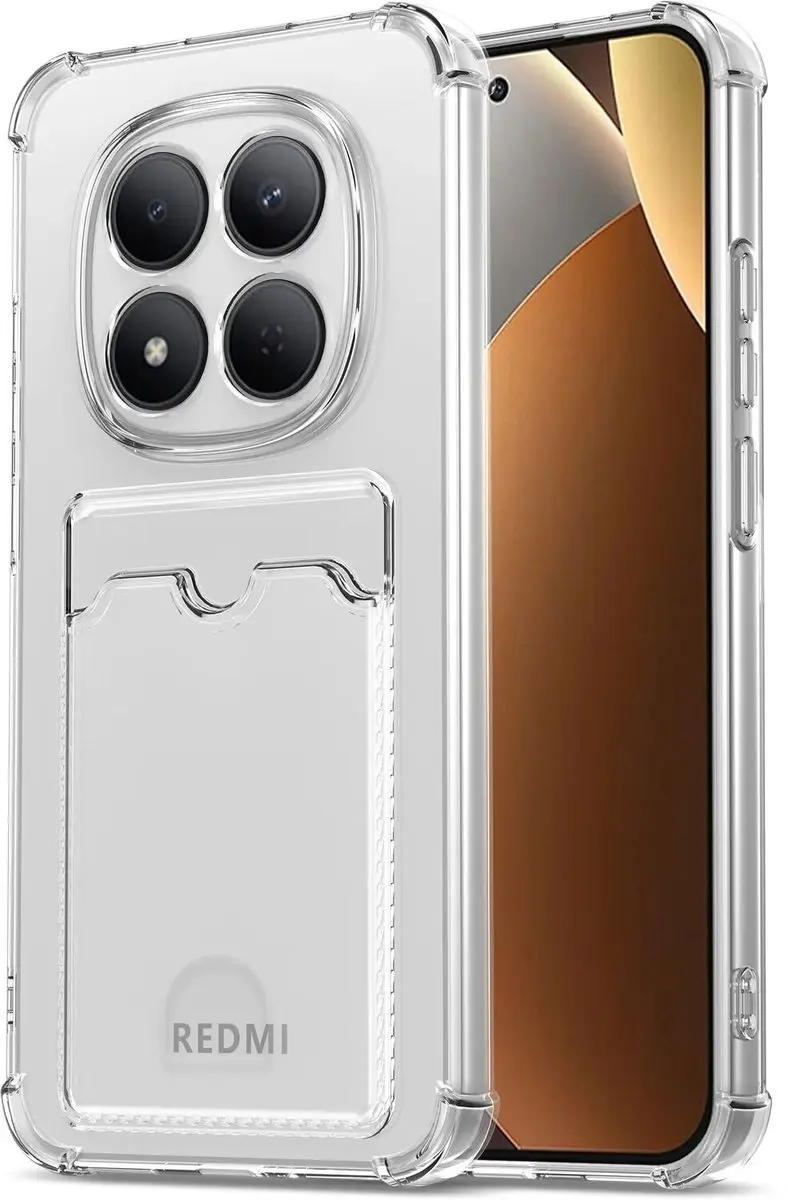 Selected Transparant Hoesje Xiaomi Redmi Note 15 Pro 5G - Pasjeshouder - afbeelding 6 van 6