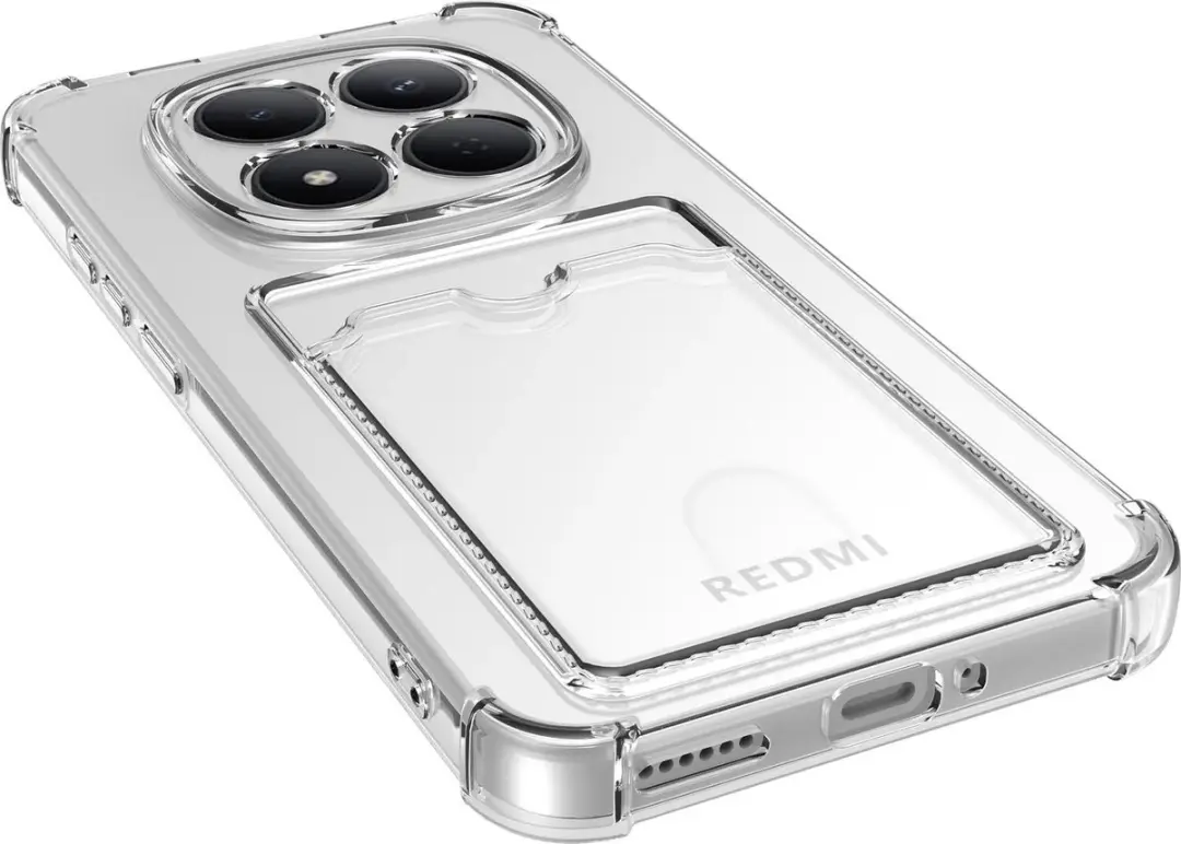 Selected Transparant Hoesje Xiaomi Redmi Note 15 Pro 5G - Pasjeshouder