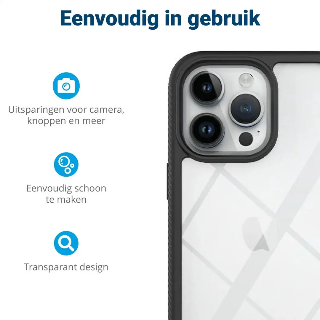 Selected by GSMpunt.nl iPhone 15 Pro Max Hoesje - Blauw