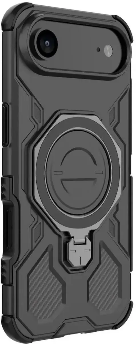 Selected Hoesje iPhone Air MagSafe Zwart - 360° Draaibare Stand - afbeelding 6 van 6