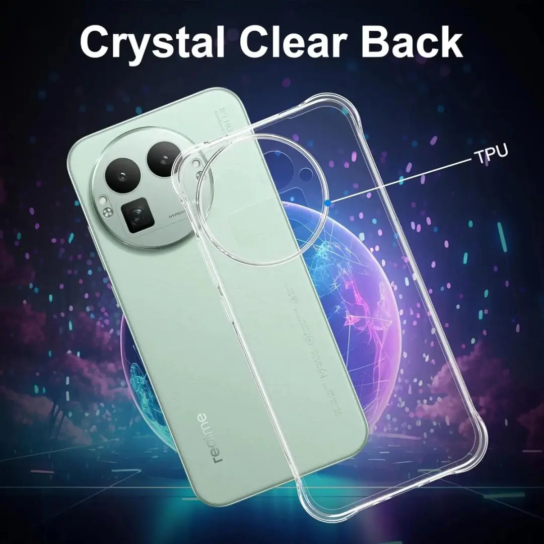 Selected Transparant Hoesje Realme GT 8 Pro - Schokbestendig