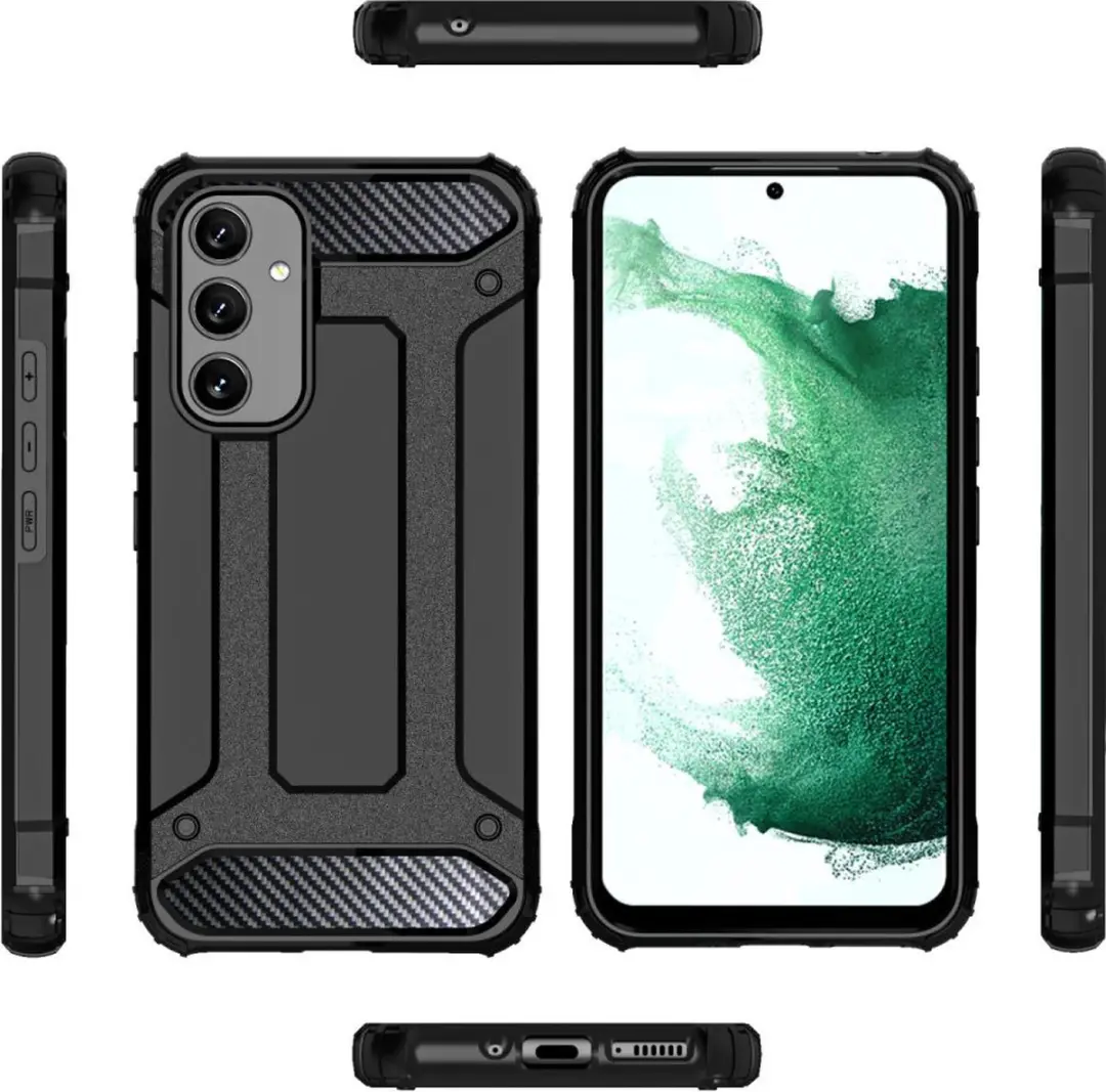 Selected Hoesje Samsung Galaxy A54 Hybride - Schokbestendig Rood