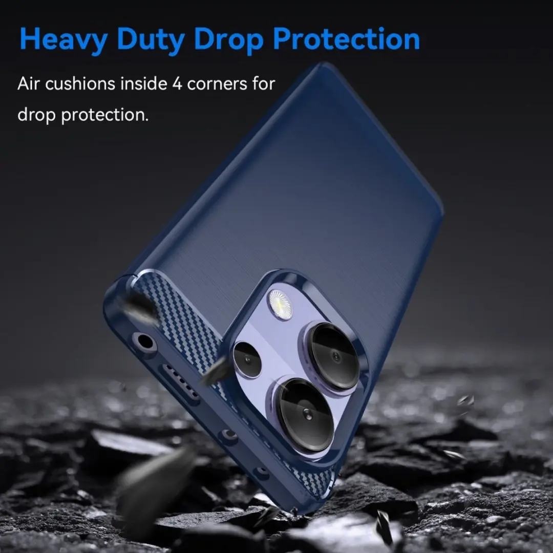Selected TPU Hoesje Xiaomi Poco M7 Pro - Blauw
